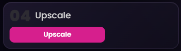 Step 4 of Elmony Upscale showing the final upscale action.